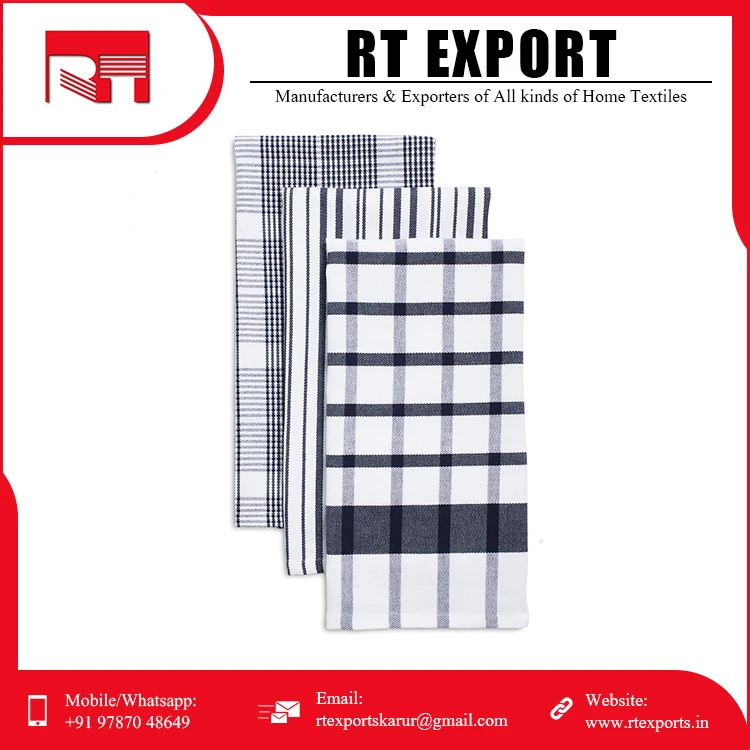 Новое поступление индивидуальная этикетка 100% хлопок новый дизайн вышитые кухонные полотенца по лучшей цене