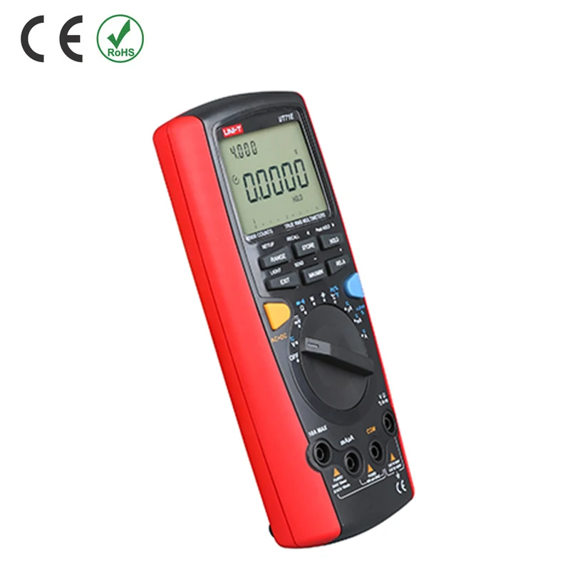 UNI-T UT71E Middle Size Intelligent Digital Multimeter Adjustable data recording interval True RMS, duty cycle continuity buzzer