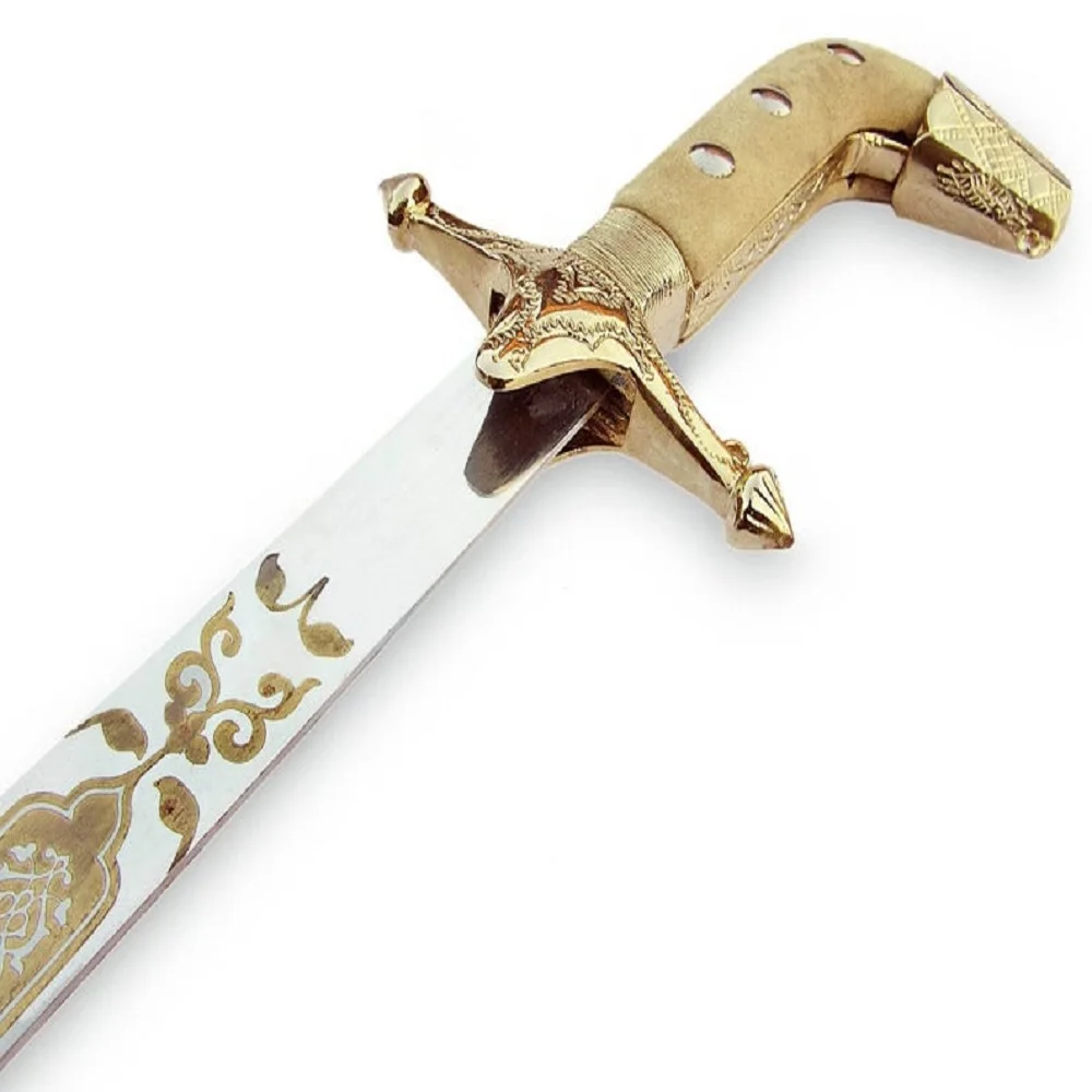 
Custom Handmade stainless Steel Viking Style Sword Top High Quality Camping Sword survival sword With leather sheath 