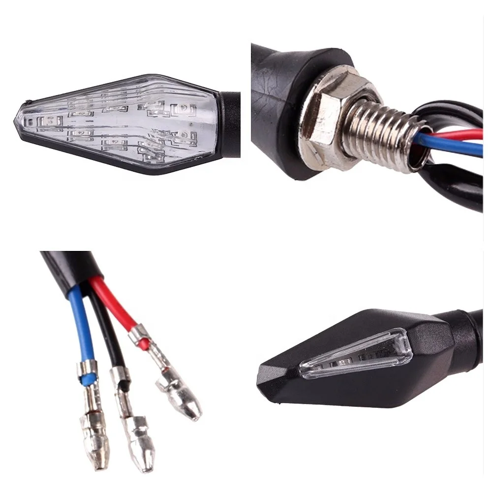 TERFU Motorcycle LED Halogen Turn Signal Light 12V Steering Lamp For Honda Suzuki Bandit 650S GSR 600 CBR 1000RR CBF1000F