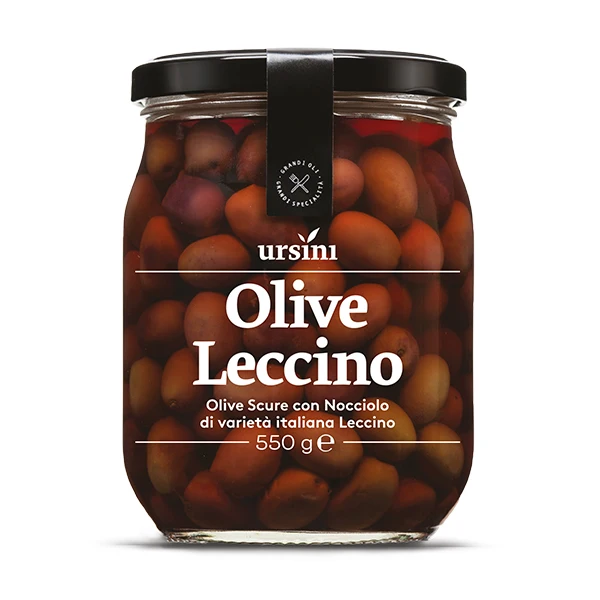 Italian Leccino Olives 550 g in brine Ursini