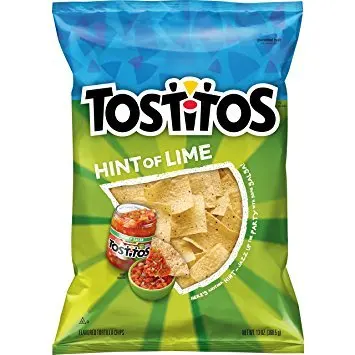 
Tostitos Restaurant Style Hint of Lime Tortilla Chips 411g 
