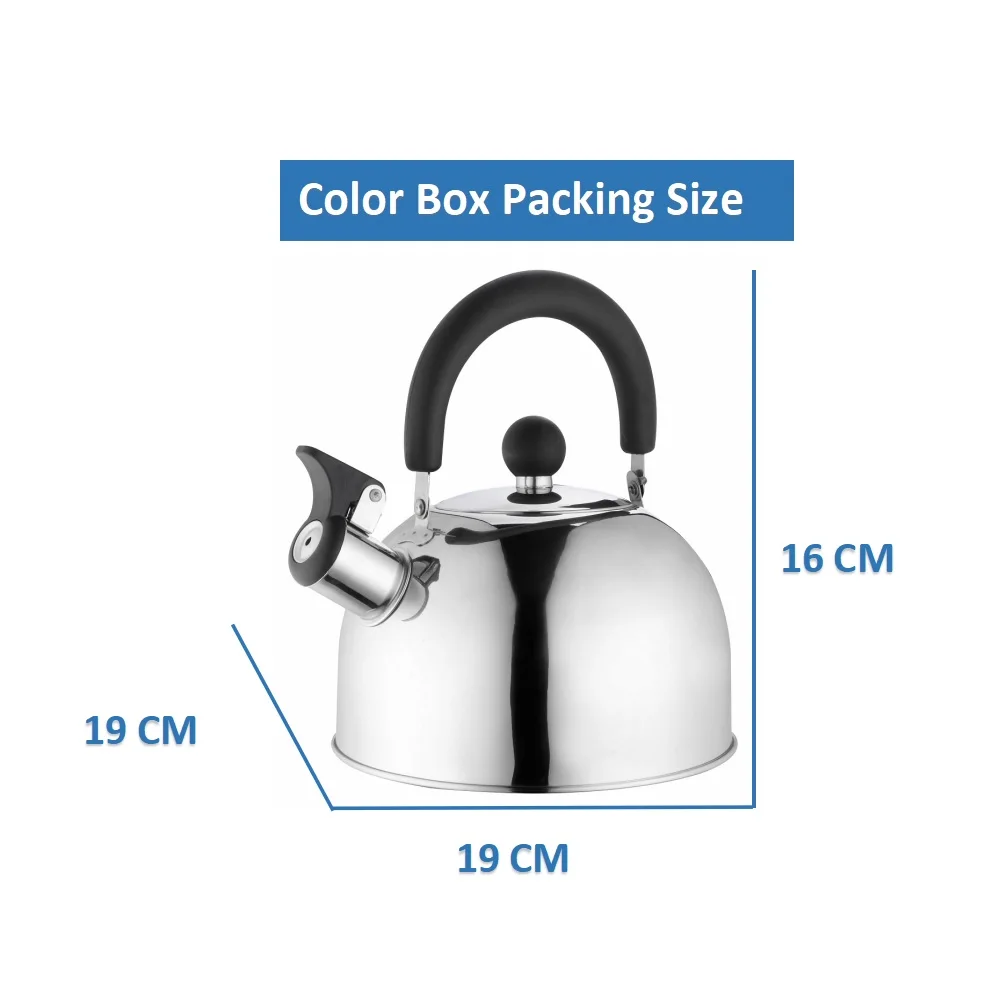 Hot Sales 2.5 L Stainless Steel Tea Pot Hot Water Coffee Pot Whistling Kettle