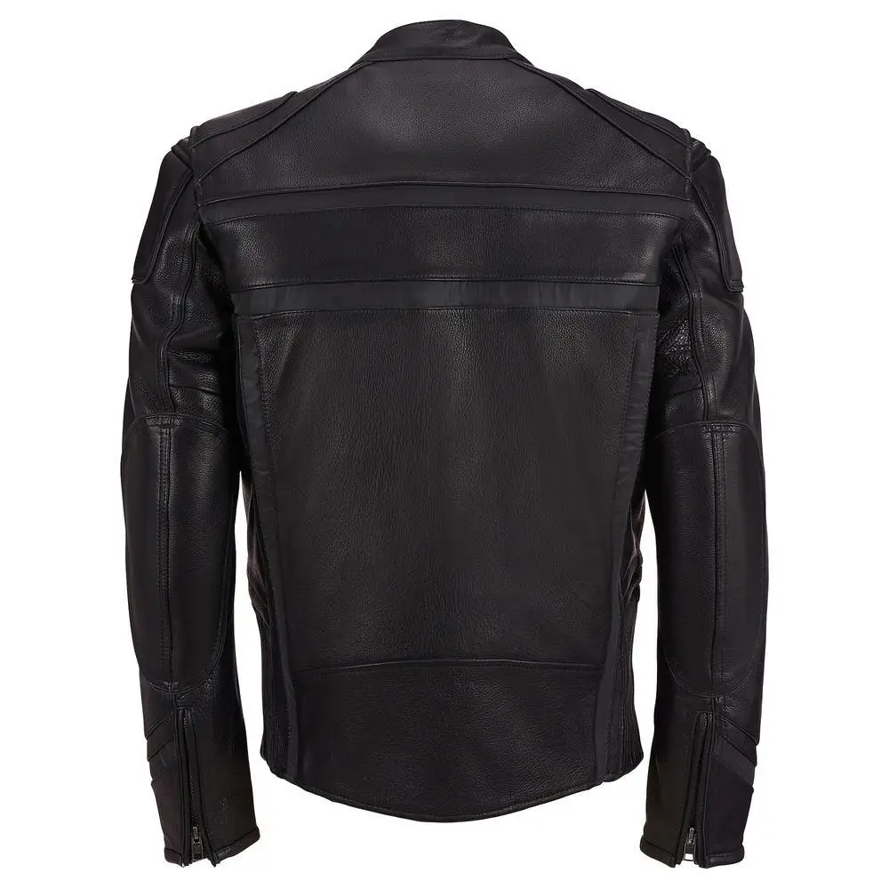 Mens Distressed Brown Classic Diamond Mixed Color Genuine Leather Workout Racing Motorbike Driving Safety Jacket For Men 2021