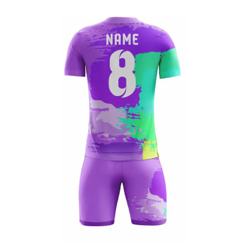Football uniform set wholesale custom soccer jersey set fully sublimation soccer kit with custom logo soccer uniform