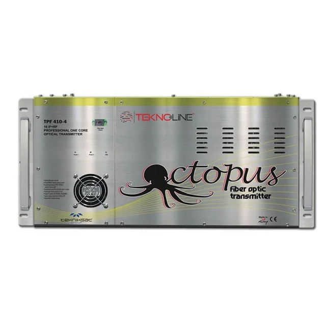 High Quality AGC OPTIC TRANSMITTER (4SAT+1TERR) 17 coax input 1 optic output lnb power led indicator hihg gain