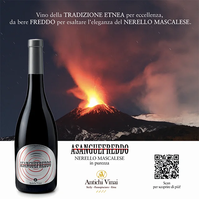 Fresh Sicilian Dry Red Wine - Asanguefreddo IGT Sicilia 12 5% 75 cl Etna Table Nerello Mascalese to drink