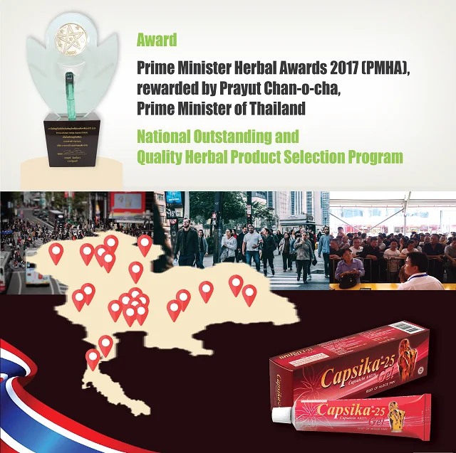 Массажный крем с экстрактом от боли в теле Производство Таиланд