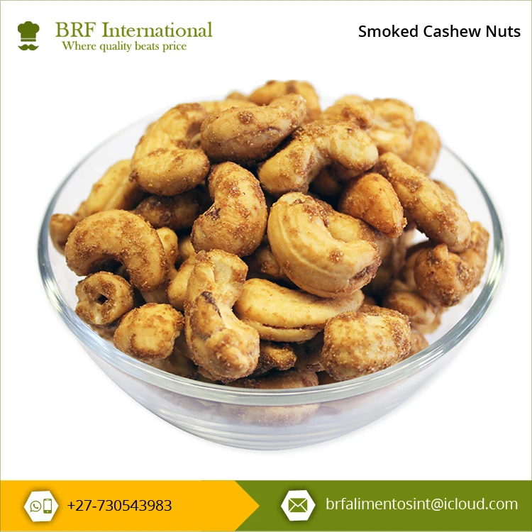 Wholesale Healthy Delicious 100% Organic Tasty Smoked Cashew Nuts from Trusted Supplier