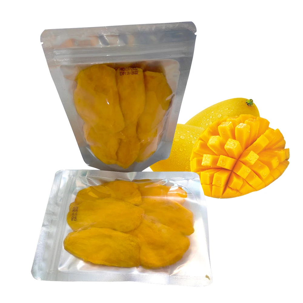 Vietnam Agriculture Product Fruits Sliced Shape 12 - 24 Months Shelf Life Yellow Color Dried Mango From Minh Chau