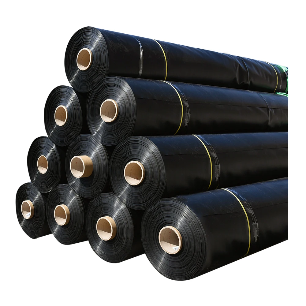 Good quality wear resistant waterproof 1 mm HDPE /LDPE insulation black geomembrane for waterproofing