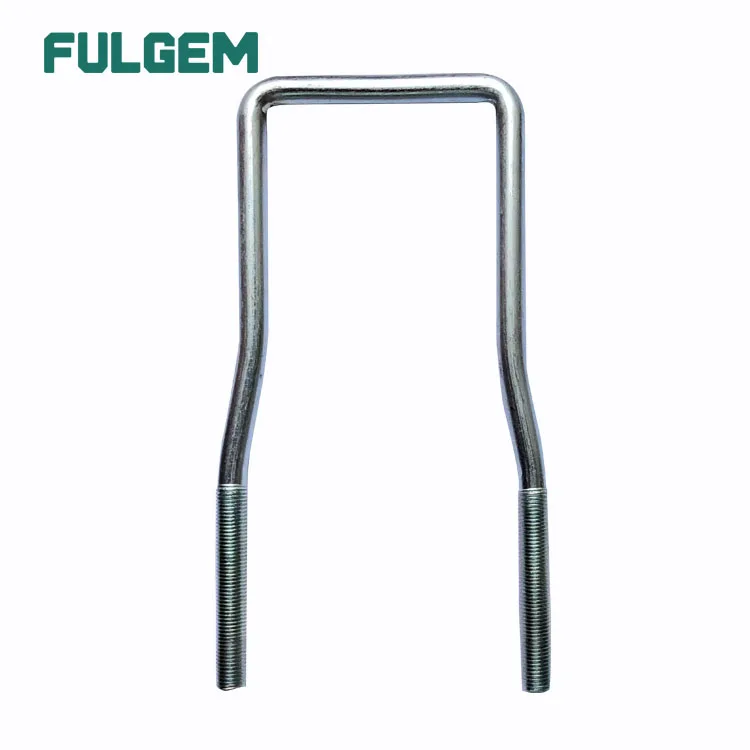 
u-bolt threaded brackets lock set spare tire carrier 