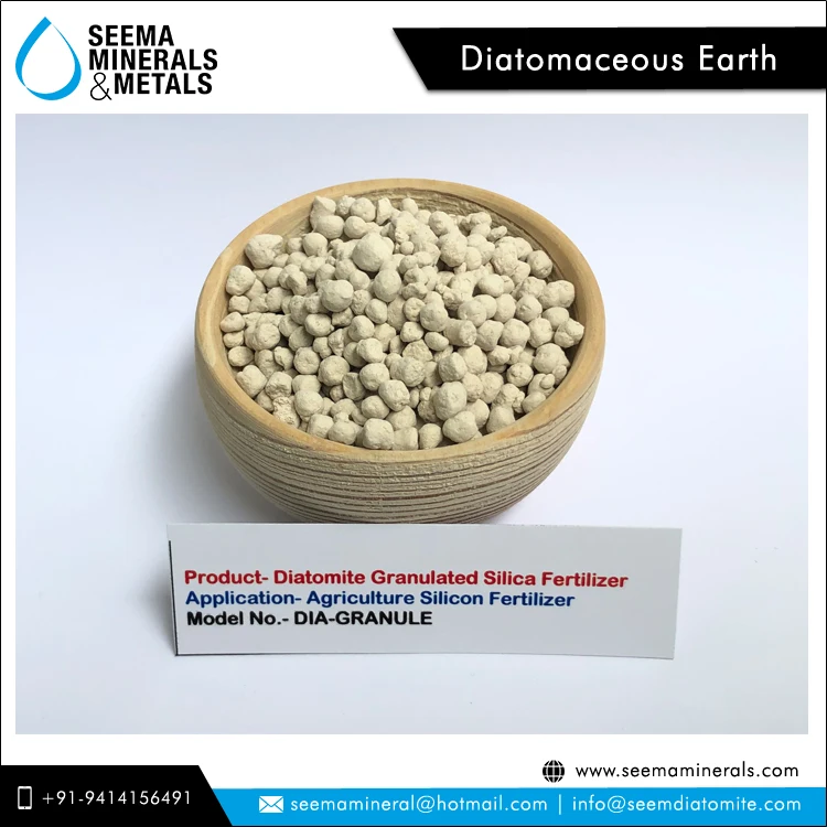Low Market Price Hot Selling Diatomaceous Earth Granules for Agriculture Silica Fertilizer