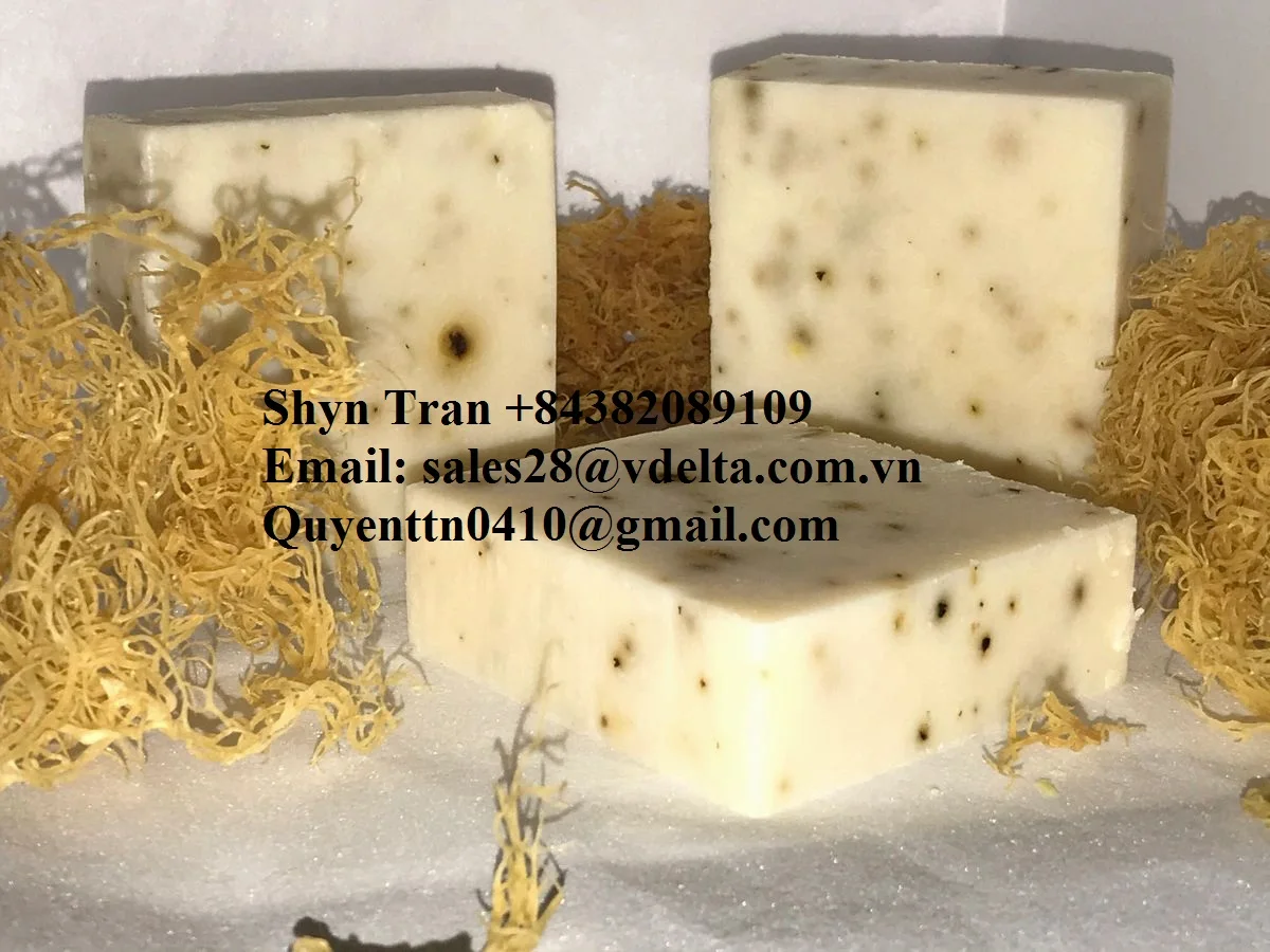 Ирландский мох мыльный шампунь из Вьетнама/мыло ручной работы от Seamoss/мыло Морского Моха для ухода за кожей (Shyn Tran + 84382089109)