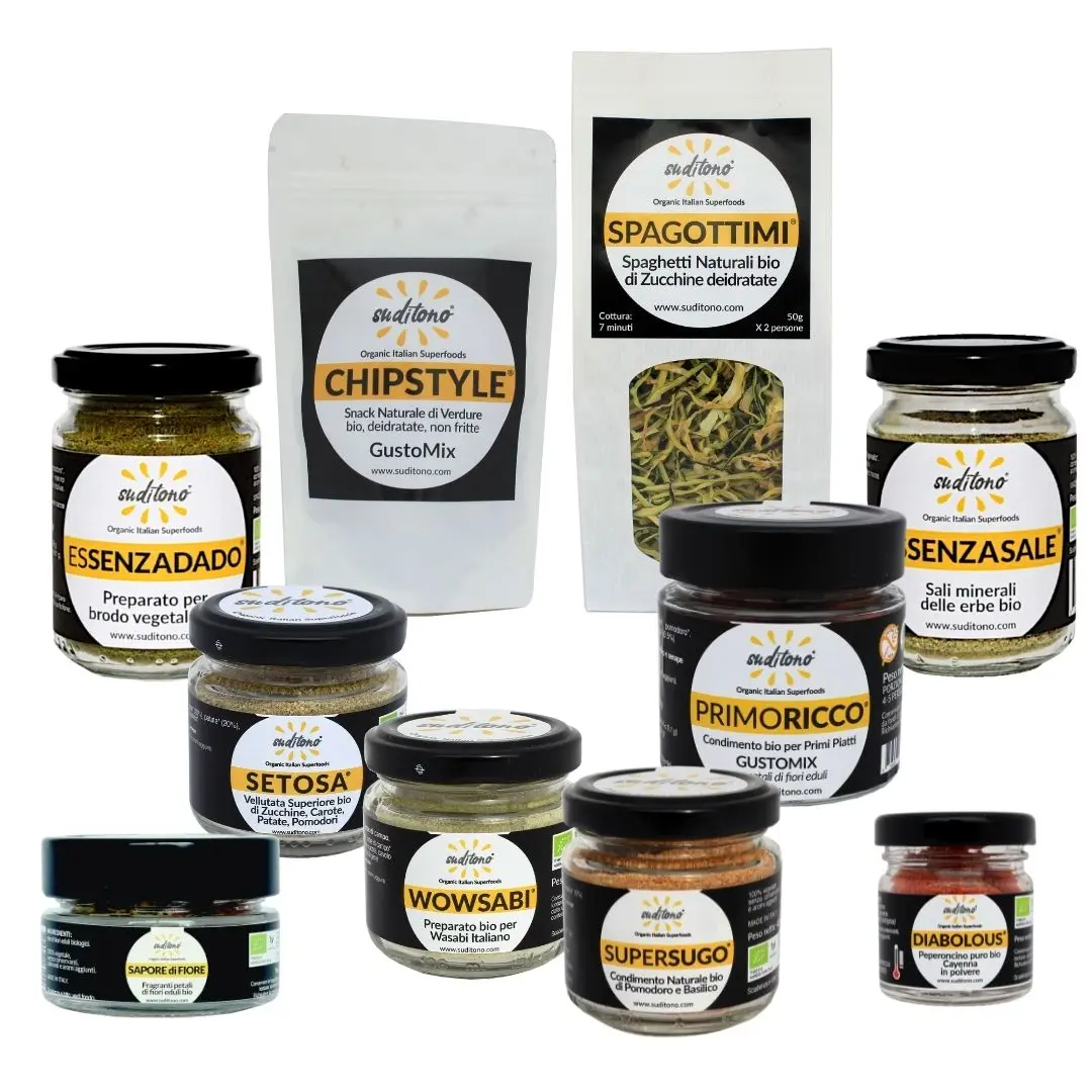 Made in Italy organic SUPERFOOD MIX: product bundle: 10 pieces