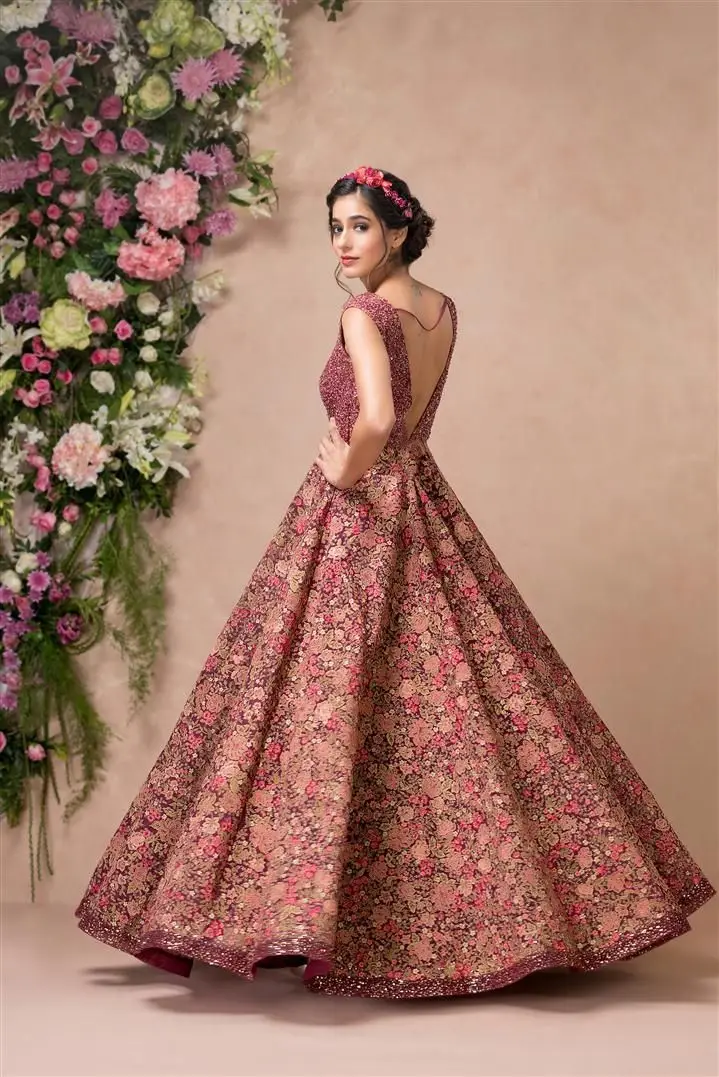 Designer Bollywood Bridal Gown Wedding Dresses India Anarkali Lacha Dress Pakistani Salwar Kameez Online Shopping India  2022