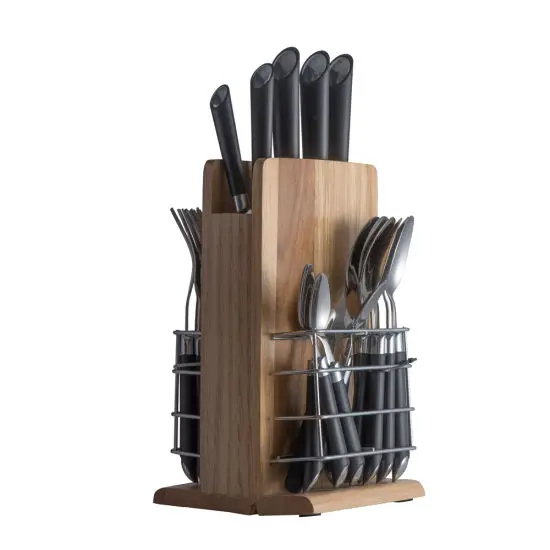 Столовый набор из нержавеющей стали лучшего качества: палочка лук ложка нож тарелка кружка вешалка подставка для тарелок посуды