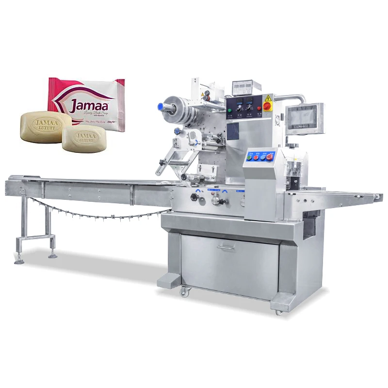 Automatic Horizontal Pillow  detergent cake hotel soap bag packing machine