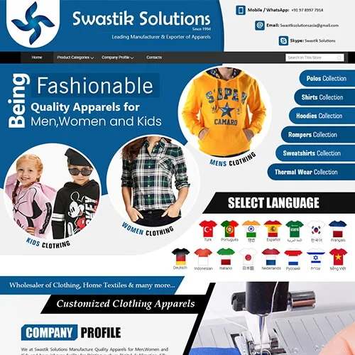 Herbal Products Alibaba Mini Website Design / Best Alibaba Minisite Design Services