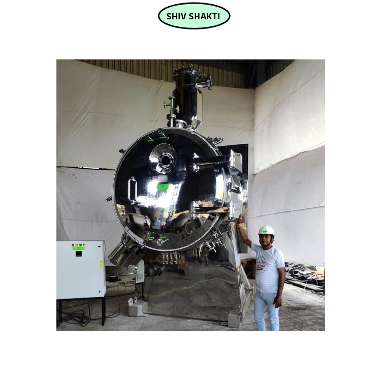 Indian Manufacturer of Excellent Performance Efficient Customized Rotary Vacuum Paddle Dryer for Chemical & Pharma