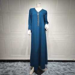 Best Selling Monsoon Islamic Clothing Plus Size Abaya Kaftan Indonesia Dress Muslim Women Dresses