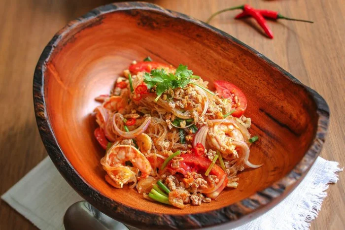 Glass Noodles Double Dragon Brand Dry Vermicelli 1kg Blue From Thailand with Best Seller