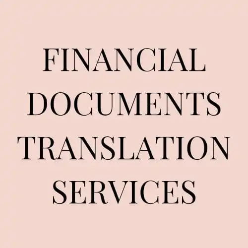 Document Financial Translation Services  of German English French AT BEST WHOLESALE PRICE MANUFACTURES IN INDIA