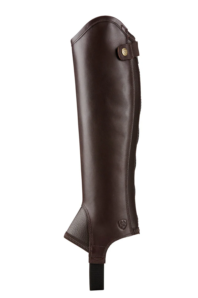 
Equestrian Wear Premium Brown leather Horse Riding Half Chaps, Men and women Fashion western. 