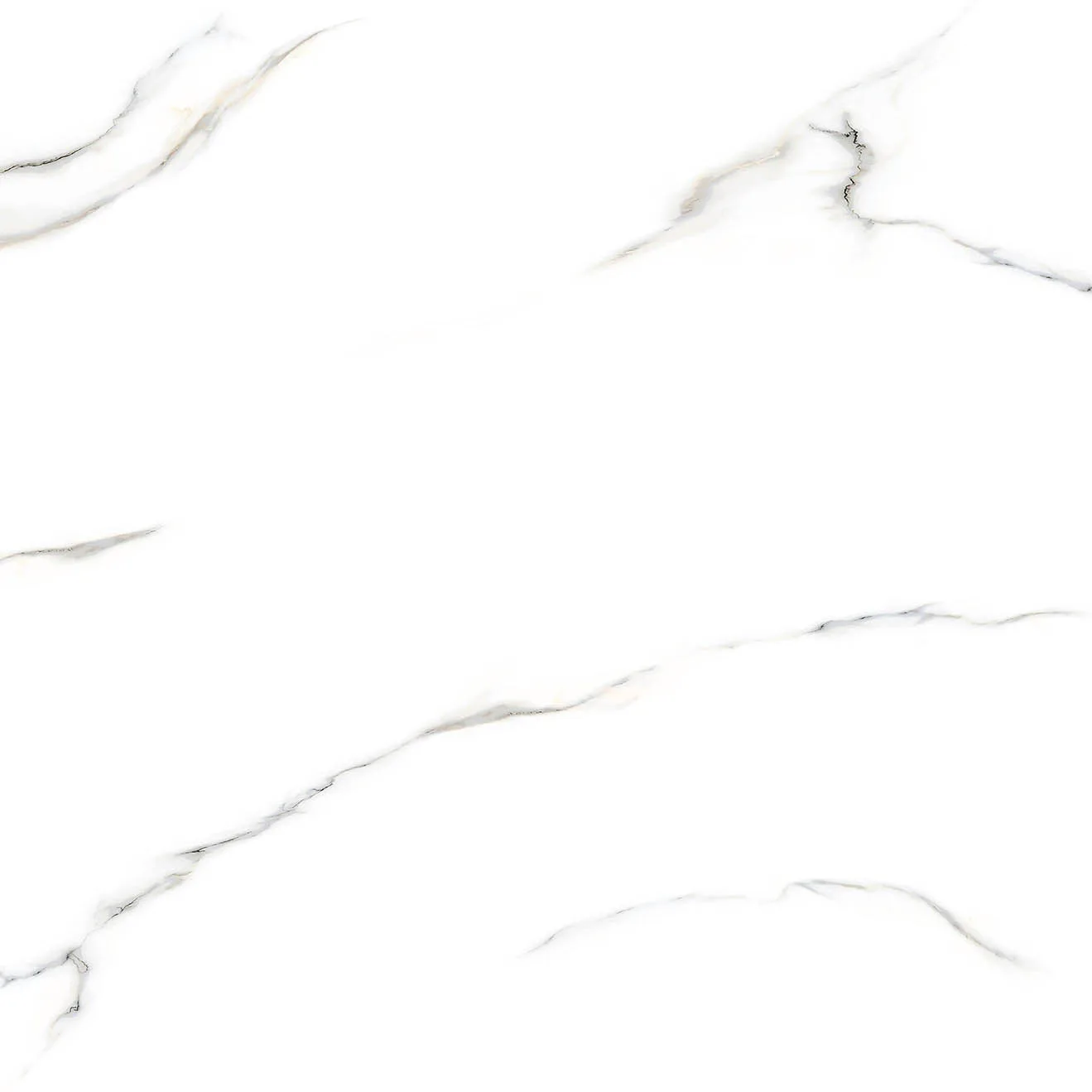 Weisser Marmor Polierte Bodenfliese aus Keramik Size 600x600mm Natural Marble Latest Design Floor and Wall Tiles