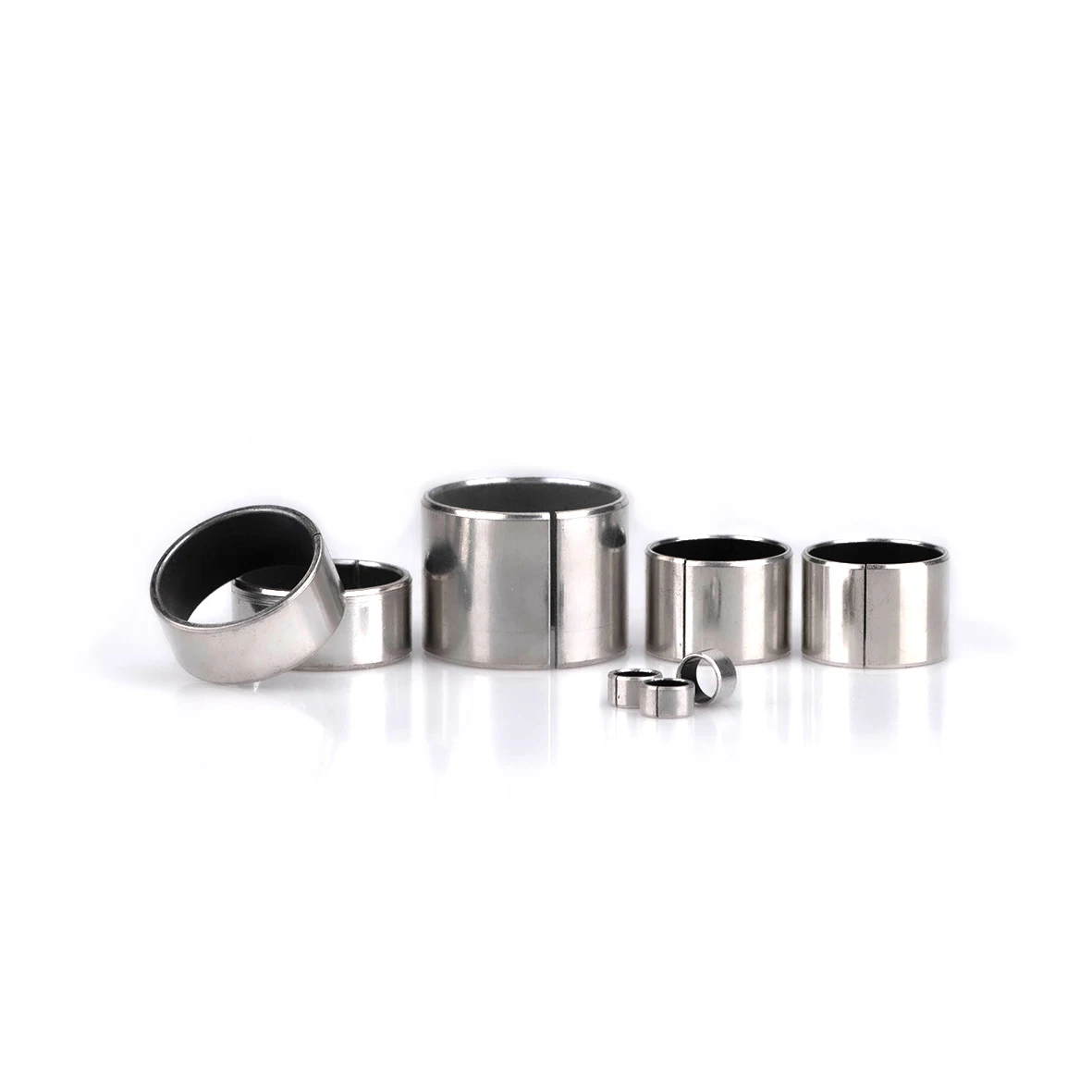 Customized Metal Sleeve Oilless DU Self Lubricating Steel Bushing Bearing for Machine