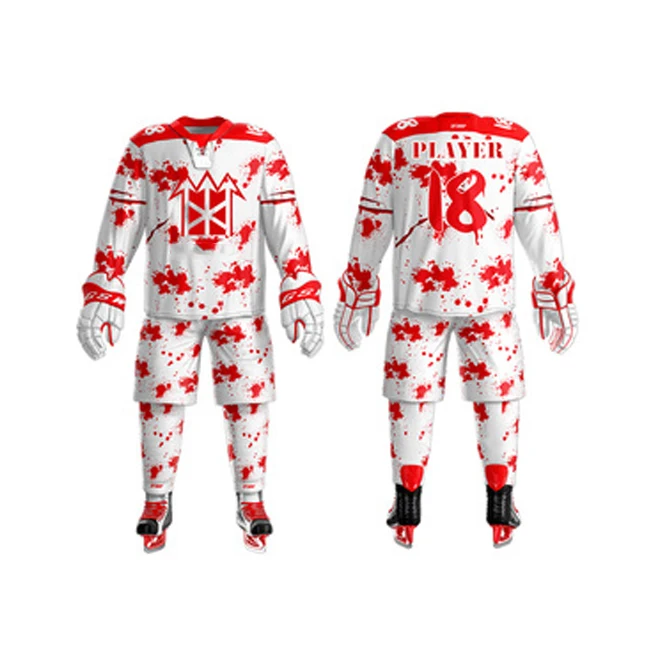 Ice Uniform Hockey Jersey Hockey Wear Youth Cheap Referee Movie Miniature Custom Whalers Ice Hockey Uniform