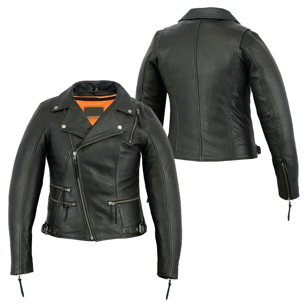 
Hot sell sexy leather jacket for woman / Woman hot selling cheap price leather jackets 