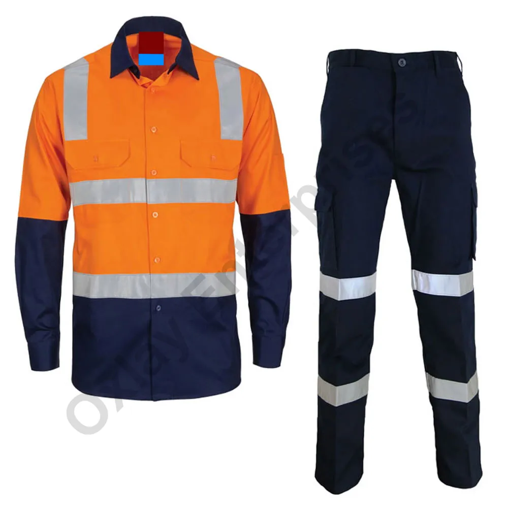 
Custom Made Oil Resistant Waterproof Anti Static Work Coveralls Boiler Suit 
