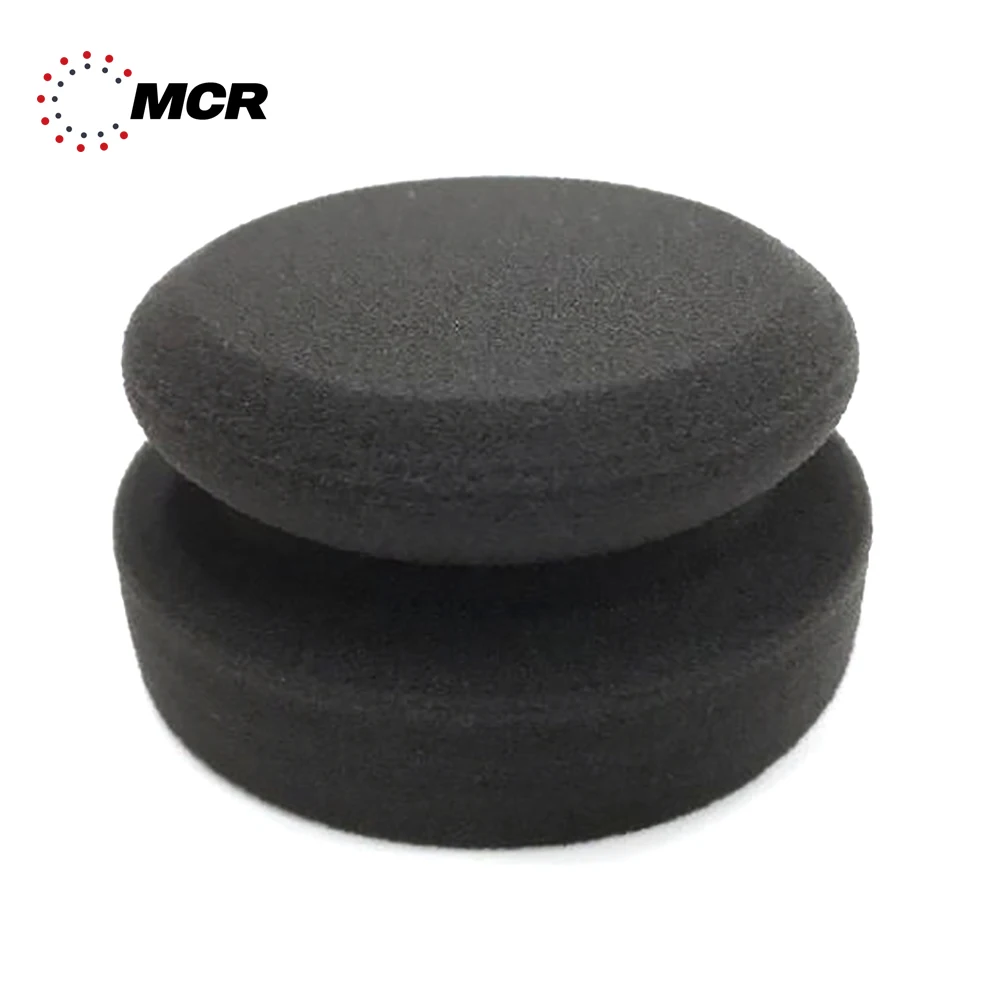 Premium Wax Applicator Black Red with Crave PU SPONGE HIGH DENSITY Detailing Goods Car Cleaning Product