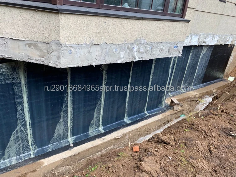 Самоклеящийся изоляционный материал «Rizolin As 2,5 мм», битумная Стекловолоконная ткань, износостойкие, водонепроницаемые материалы