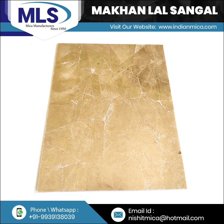 
Premium Good Quality Heat Resistant Made Mica Sheets Indian Supplier 