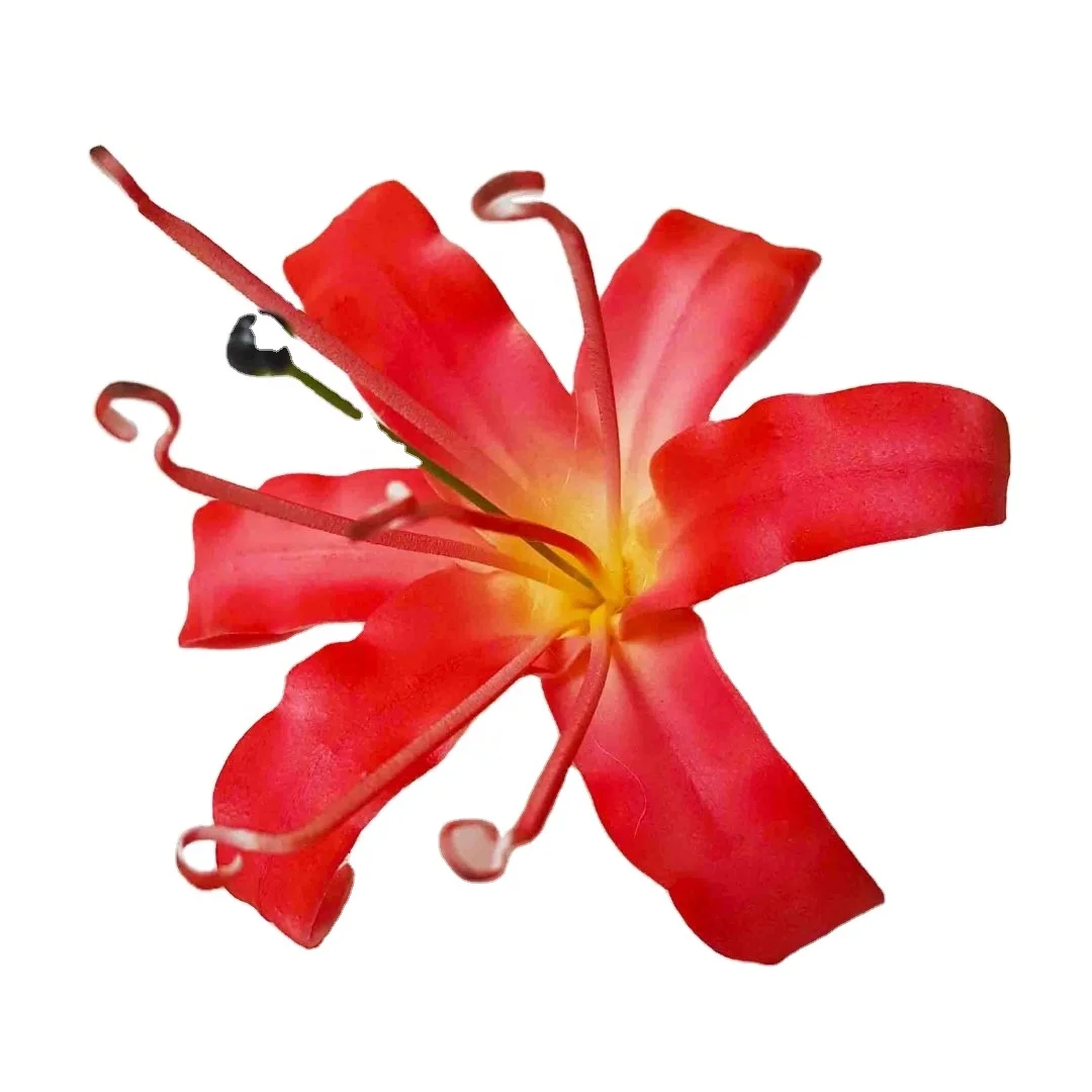Hot seller Product from Thailand Spider Lily Foam Flower with unique brush print pattern Fashion Accessories