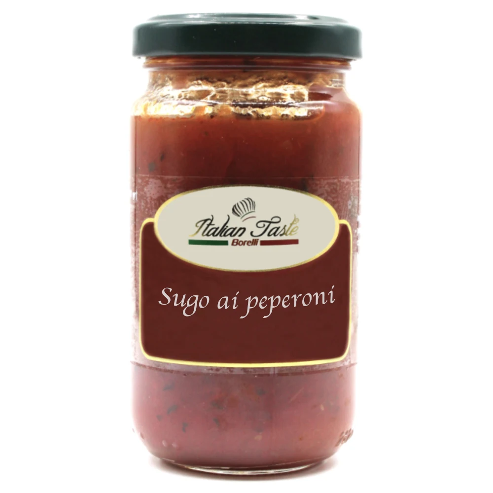 High quality 180 g wholesale retail Peppers pasta sauce NO GMO Italian pasta sauce for pasta