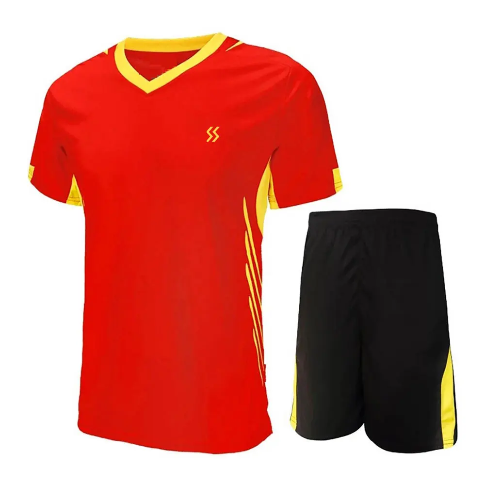 Custom Soccer Jersey And Short Uniform Set Top Ten Product Soccer Uniform For Sale Wholesale Soccer Uniform