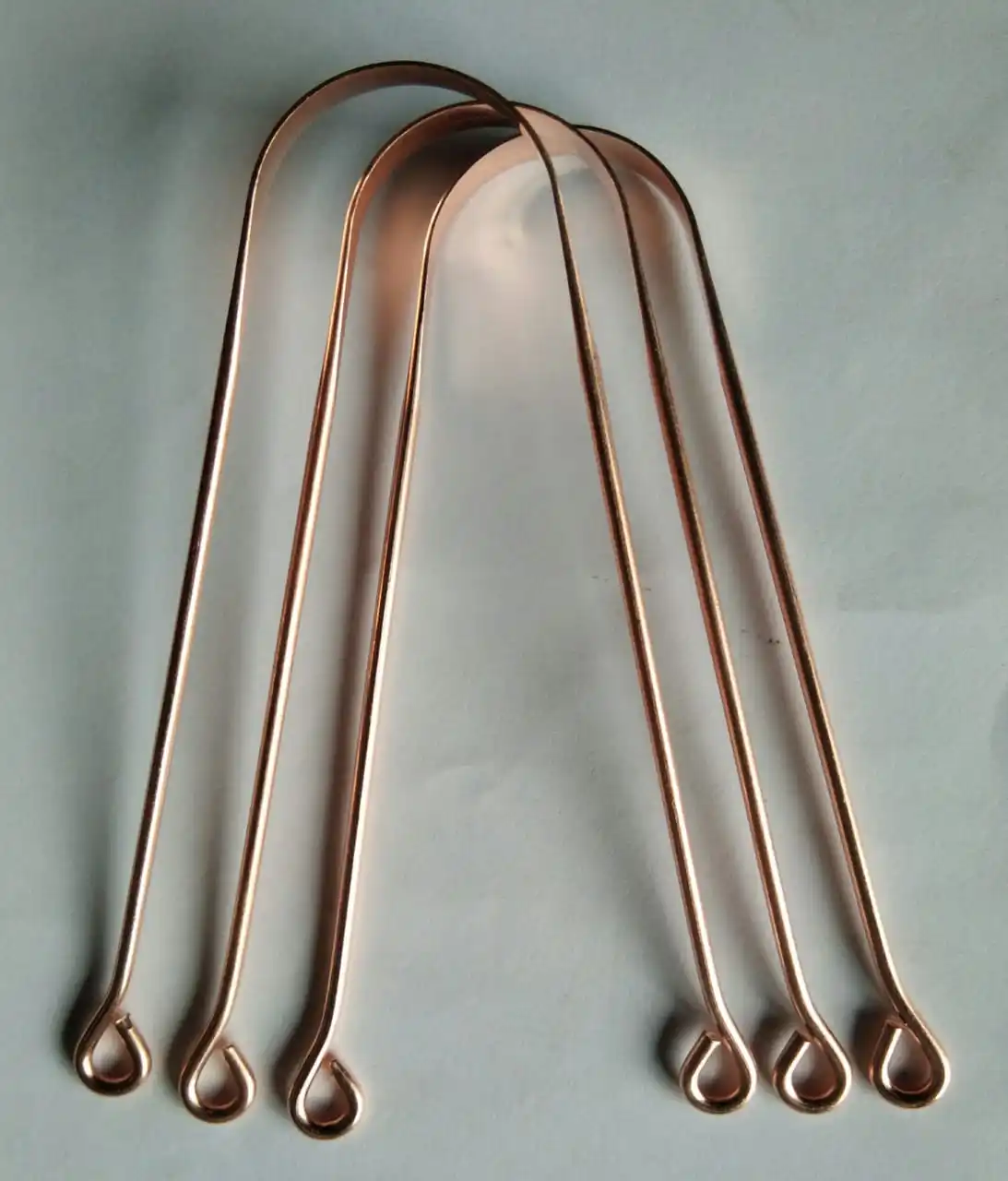 
New Clean Up The Mouth Oral Tongue Cleaner Brush Oral Hygiene Care Tools Copper Tongue Scraper For Adult 