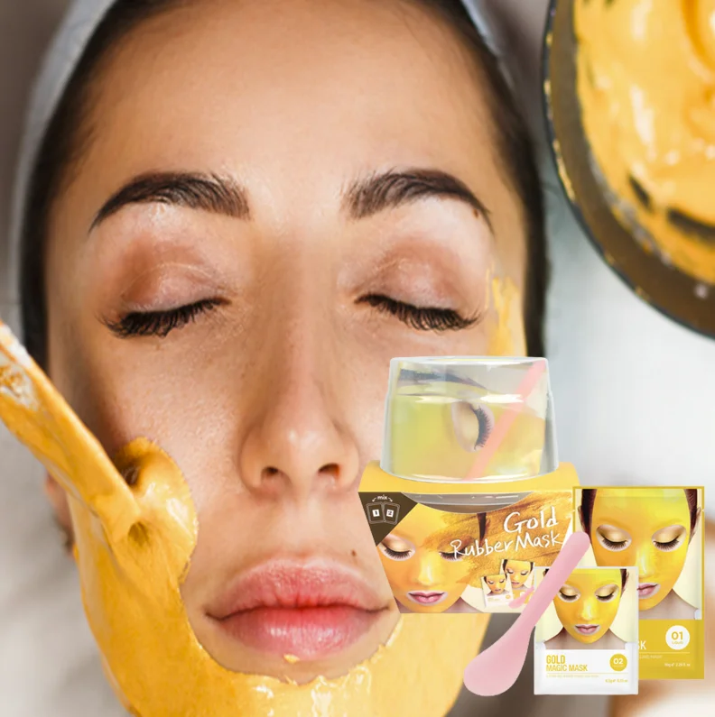 Made in Korea OEM ODM Hydrojelly powder SPA Face mask Peel Off Charcoal rubber jelly mask