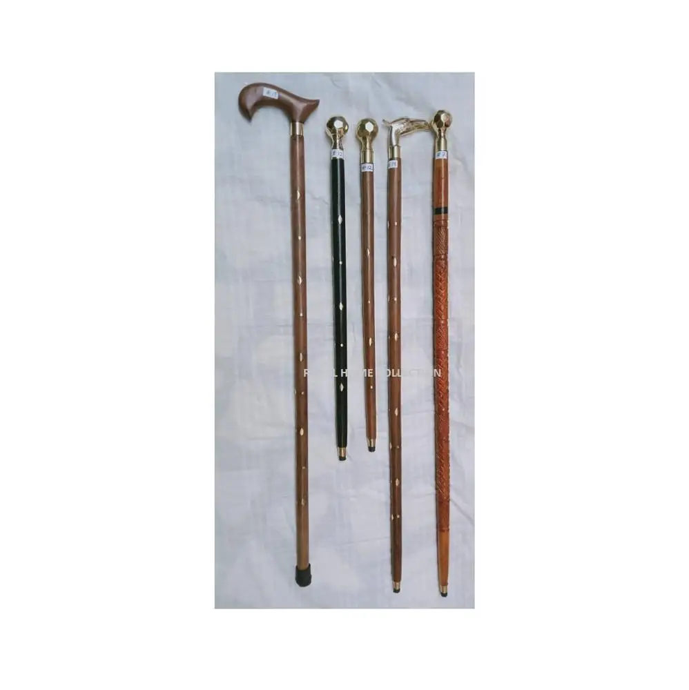 Natural Solid Wooden Walking Stick