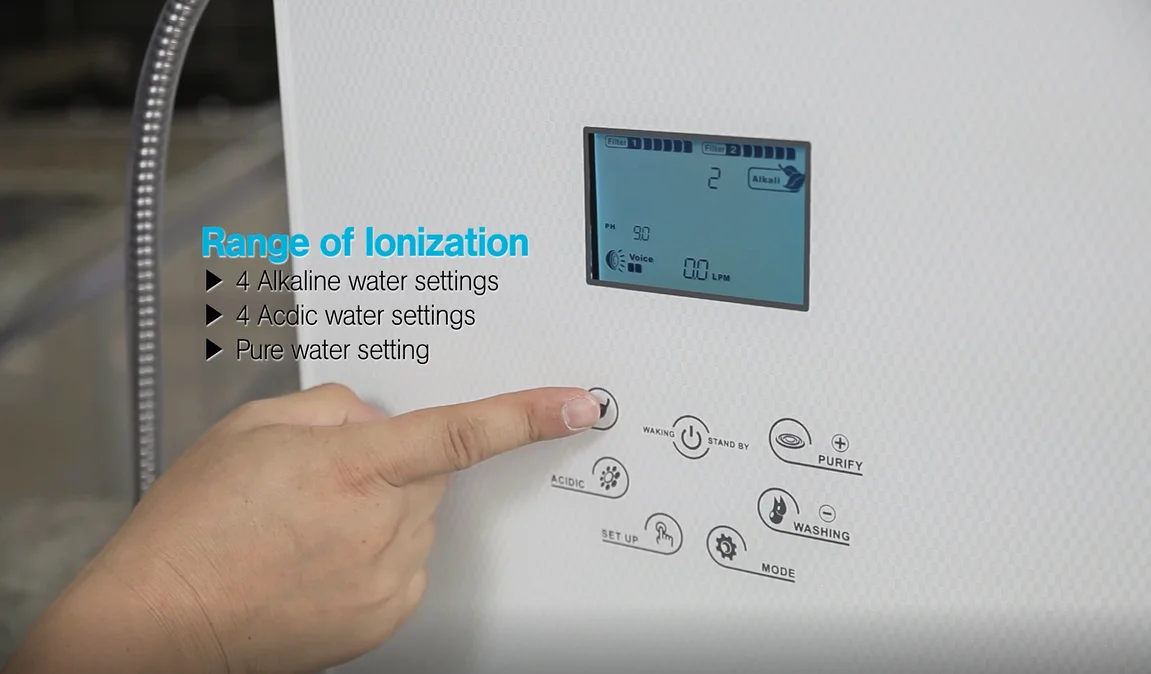 Alkaline water ionizer CREWELTER 9 plates ionized alkaline water Home appliances water treatment appliances