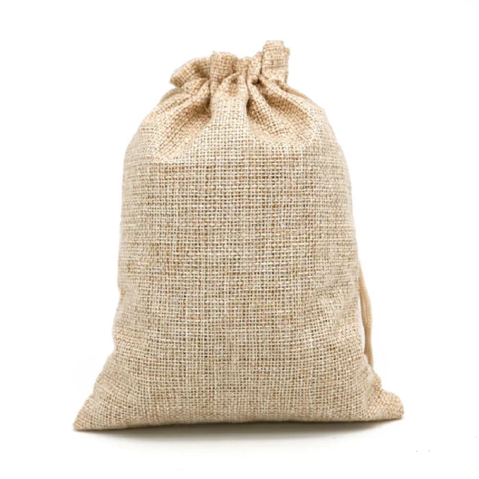 New Design Export Oriented 100% Jute Nature Color Jute Hessian Sacking Gunny Bag From Bangladesh