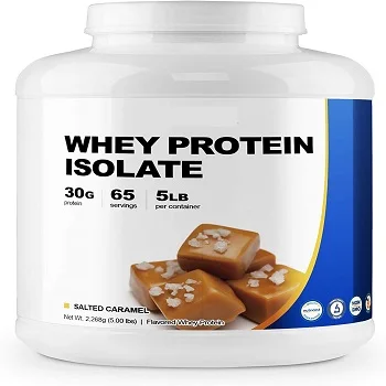 Private Label Whey Protein Isolate Powder Custom Formulation Comparable To Salted Caramel