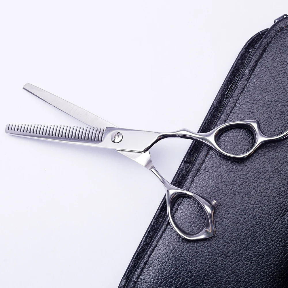 
The Best Silver Color Stainless Steel Profession Haircutting Shears Hair Cutting Scissors 