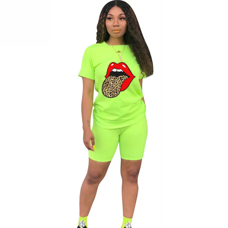 Latest Custom DTG Silk Screen Printing Two Piece Dress New Design Women Casual Wear Suit High Quality Summer Sets