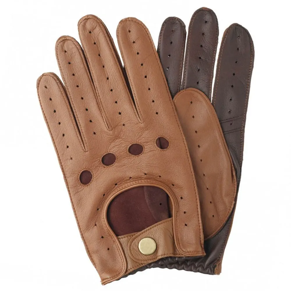 Оптовая продажа с завода высококачественные кожаные мужские водительские перчатки без подкладки