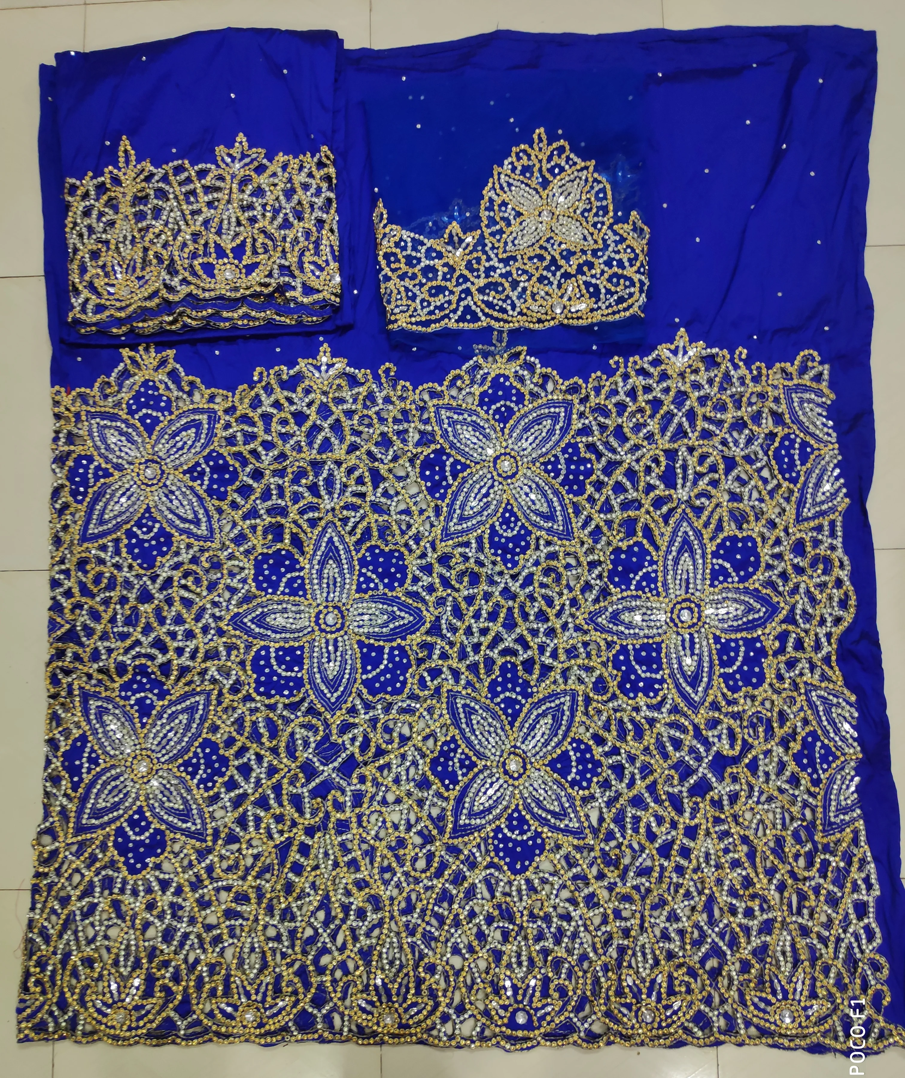 Heavy Beaded George  Fabrics  Nigeria  George Wrapper