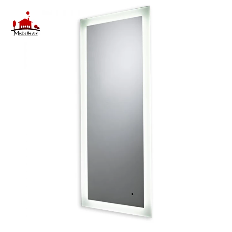 full length wall bathroom backlit mirror with light illuminated bath decorative led lighted dressing room mirrors